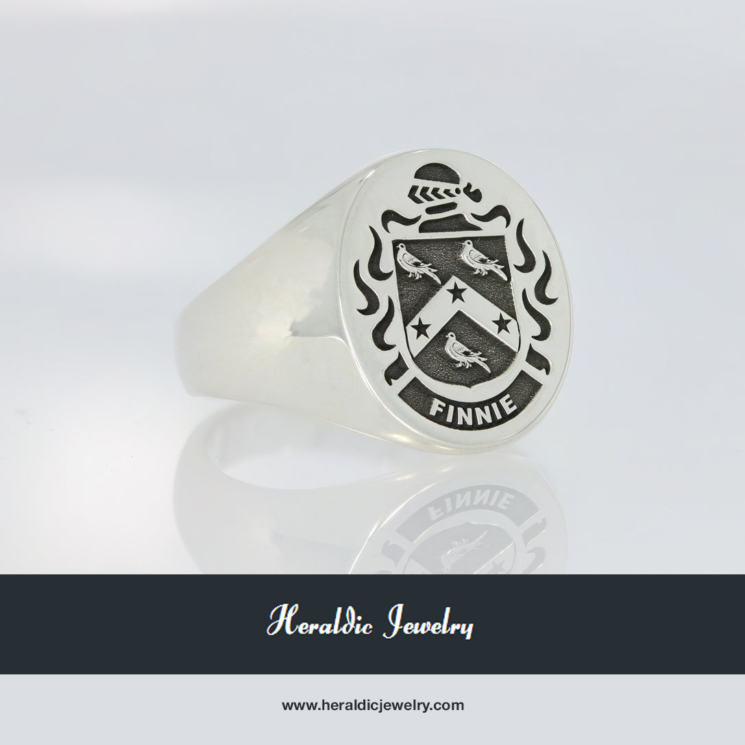 Finnie family crest ring