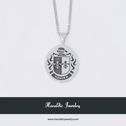 Hansen Family Crest - Jewelry – Heraldic Jewelry