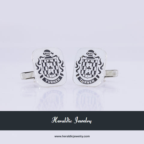 Turner family crest cufflinks