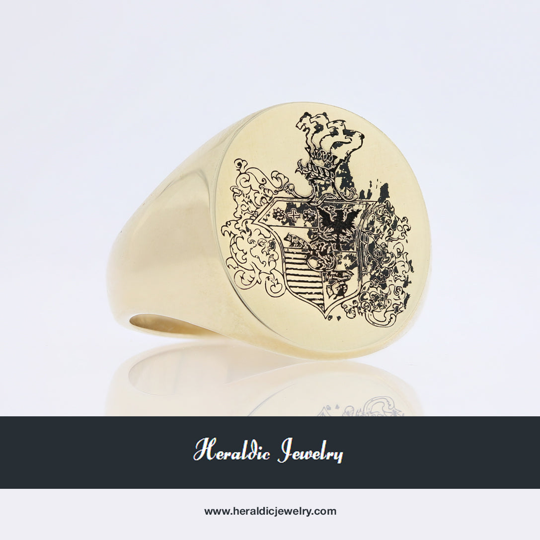 Theodore coat of arms ring