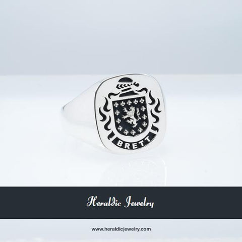 Brett family crest ring