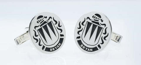 Bryan family crest cufflinks