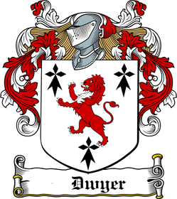 Dwyer Family Crest – Heraldic Jewelry