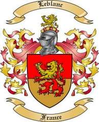 LeBlanc Family Crest