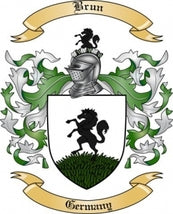 Brun Family Crest 