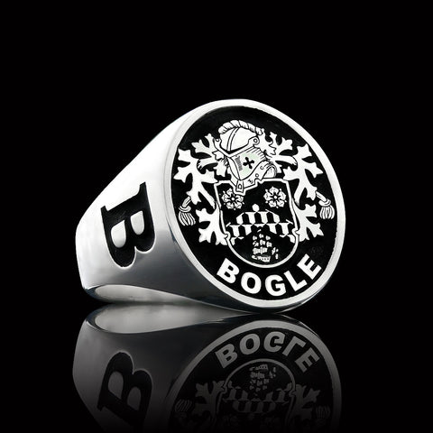 Bogle family crest  ring