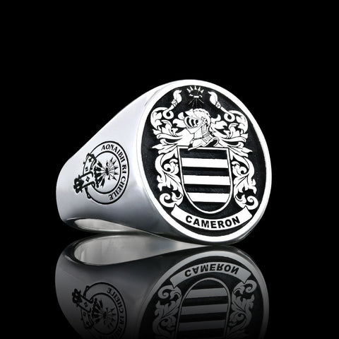 Cameron family crest ring