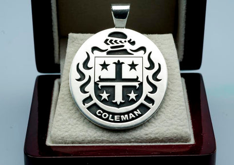 Coleman family crest pendant