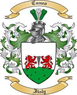 Cuneo family crest