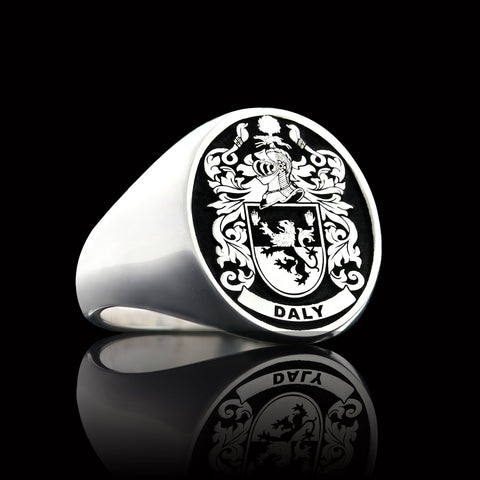 Daly coat of arms ring