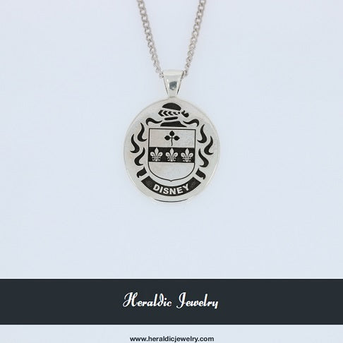 Disney family crest pendant