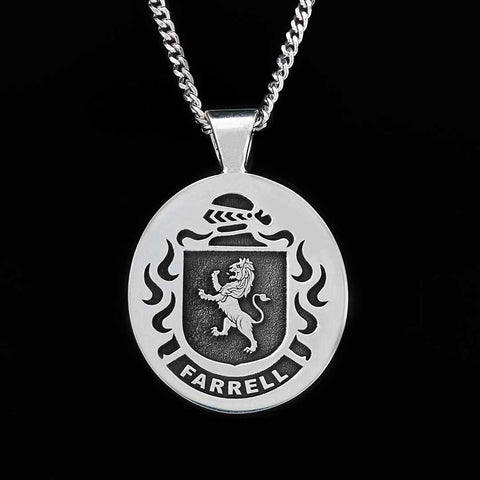 Farrell family crest pendant