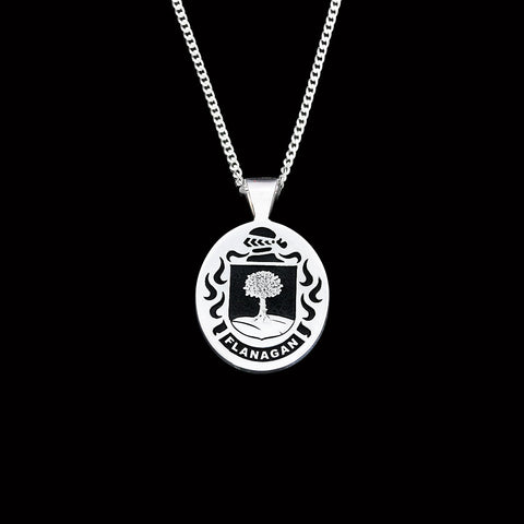 Flanagan family crest necklace