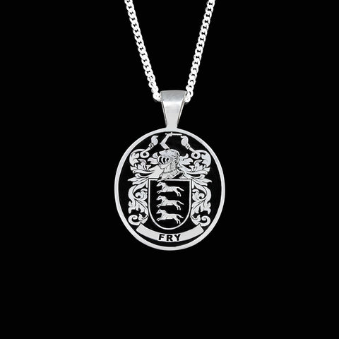 Frye family crest necklace