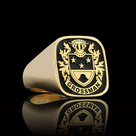 Grossman family crest ring