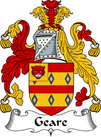 Geare family crest