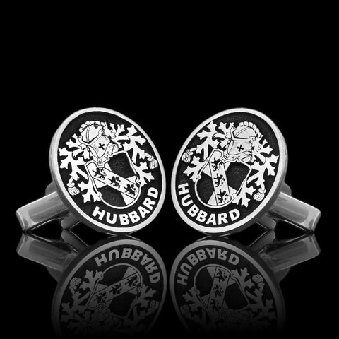 Hubbard family crest cufflinks