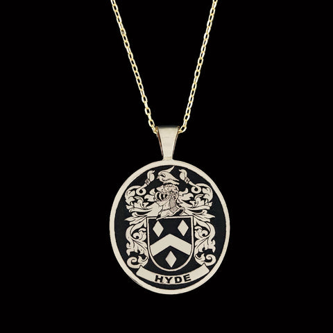 Hyde family crest pendant