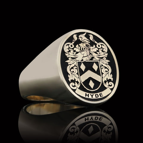 Hyde crest ring