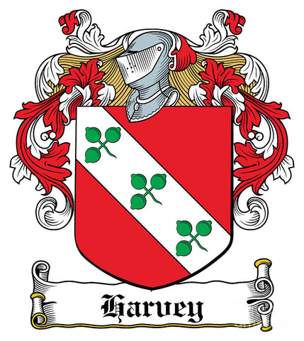 Harvey family crest
