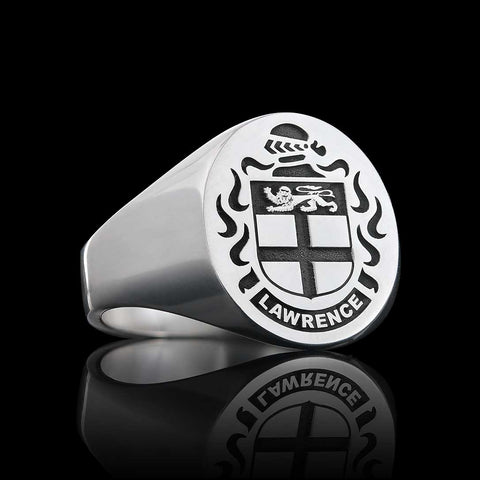 Lawrence family crest ring