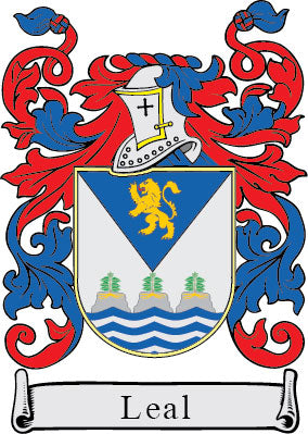 Leal family crest