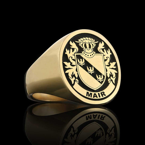 Mair family crest ring