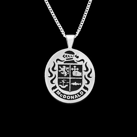 McDonald family crest pendant