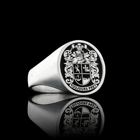 McDonnell family crest ring