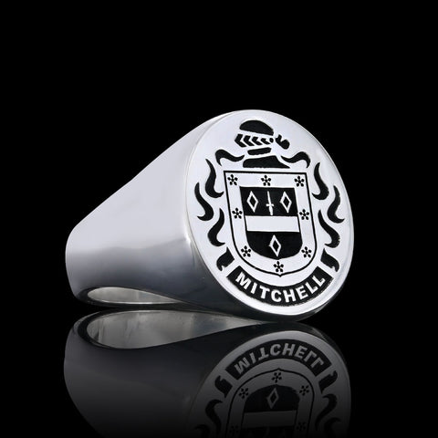 Mitchell crest ring 