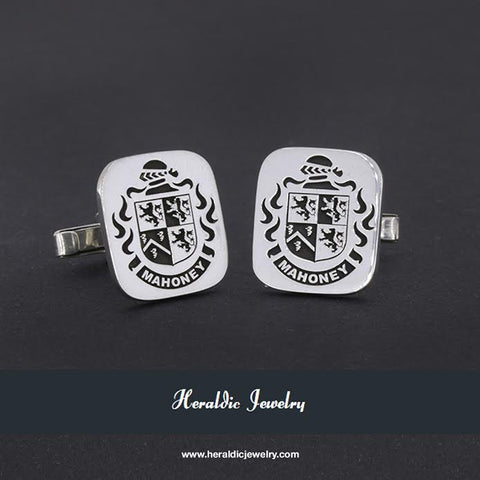 O'Mahoney crest cufflinks