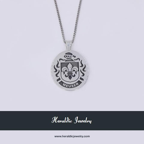 Meuser family crest pendant