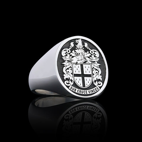 Norwood family crest ring