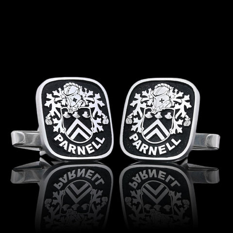 Parnell family crest cufflinks