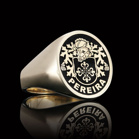 Pereira family crest ring