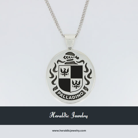 Palladino family crest pendant