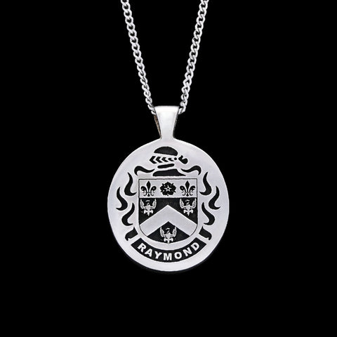 Raymond family crest necklace