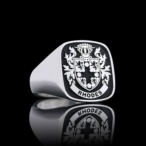 Rhodes coat of arms ring