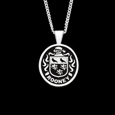 Rooney family crest pendant