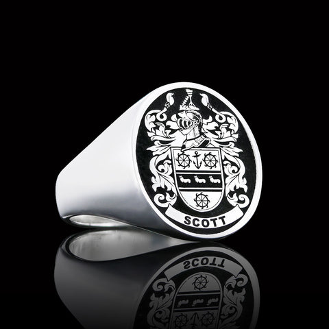 Scott family crest ring