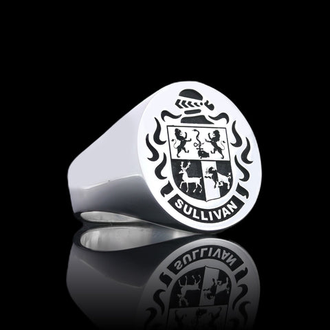 Sullivan family crest ring