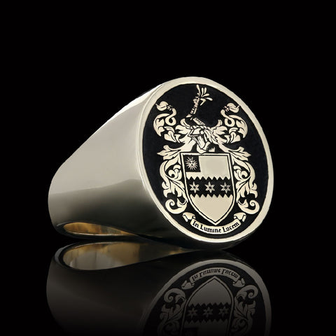 Thompson family crest ring