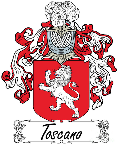 Toscano family crest