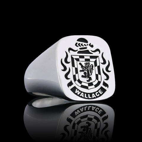 Wallace family crest ring