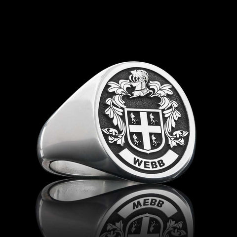 Webb family crest ring