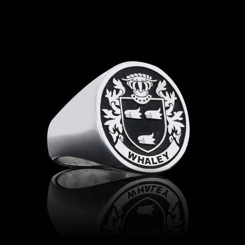 Whaley family crest ring