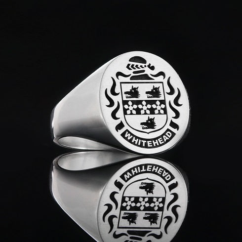 Whitehead family crest ring