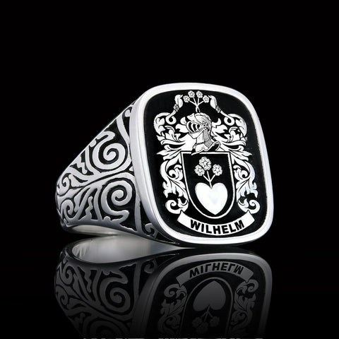 Wilhelm family crest ring