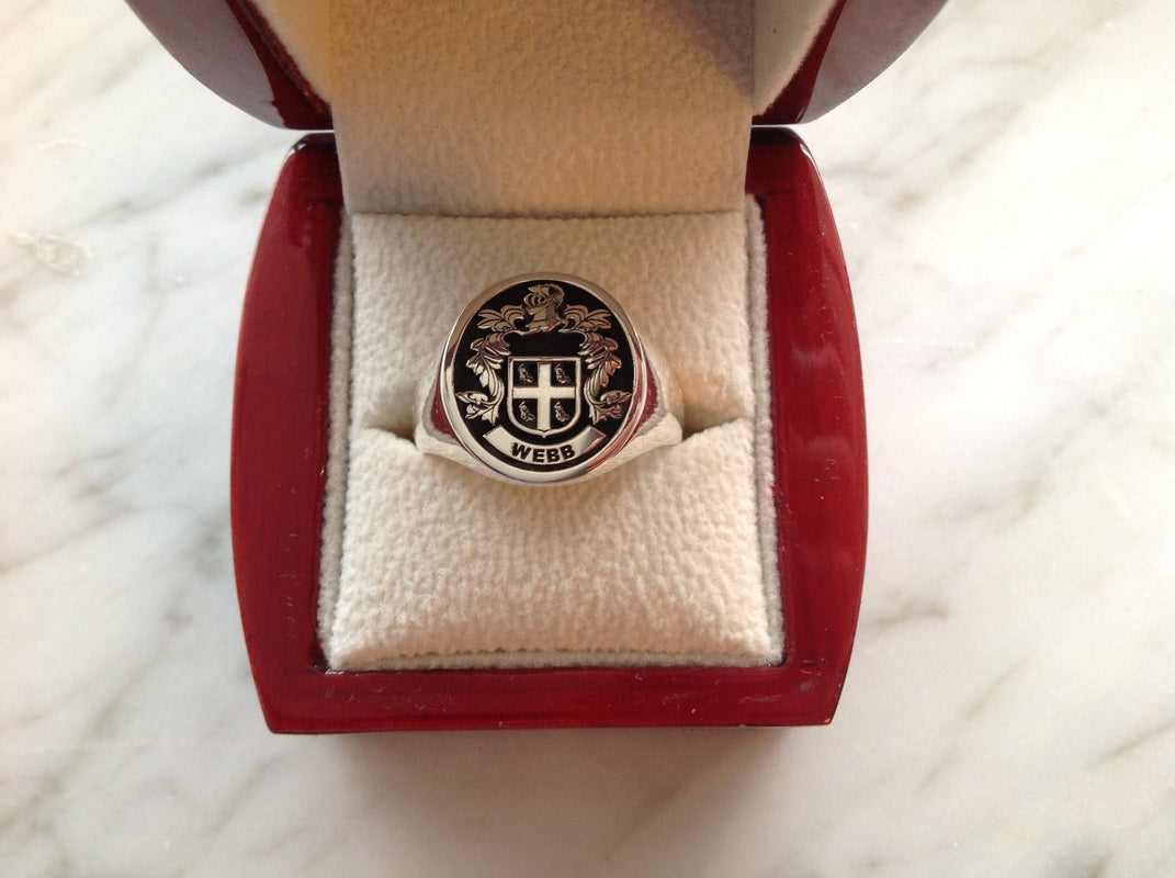 Webb family crest ring