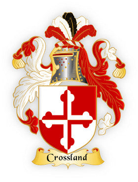 Crossland family crest